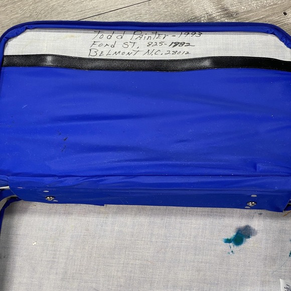 Vintage 1991 TMNT Teenage Mutant Ninja Turtles Kids Vinyl Suitcase Carry Case - Picture 14 of 16